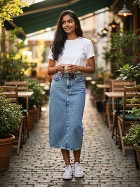 Vintage Levi’s Jean Skirt Youth Size 14 Girls